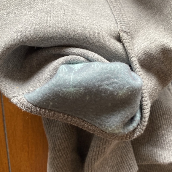 Vintage Cozy LULULEMON Grey Patterned Fleece Inside ‘Scuba’ Hoodie Size Medium - Picture 8 of 10